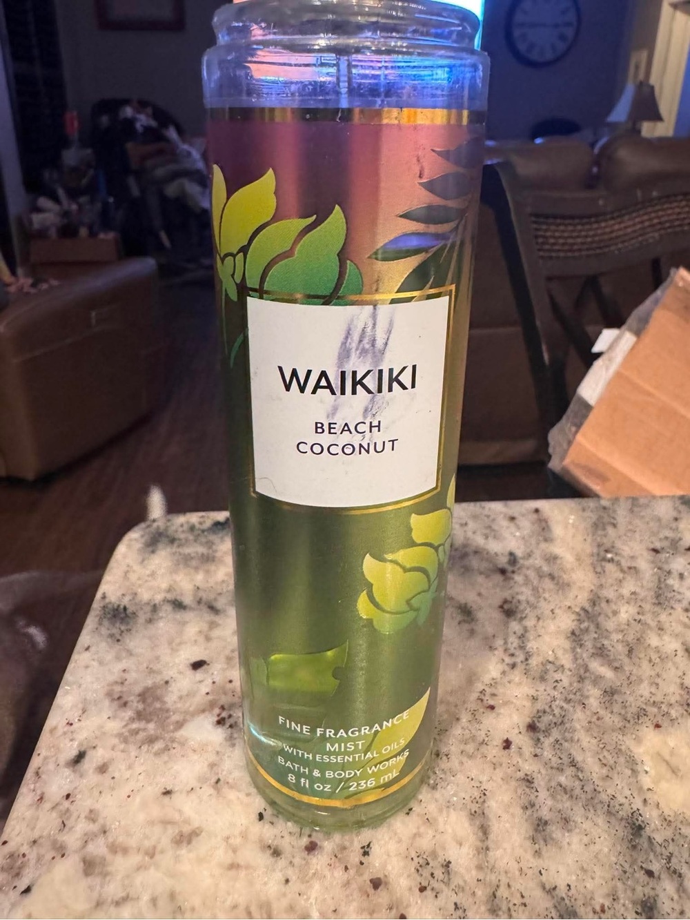 Bath & Body Works Waikiki Beach Coconut Fine Fragrance Mist - mostly full